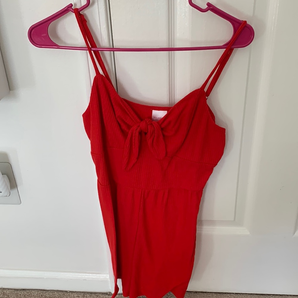 Red romper